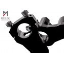 BMW F800 ST Pivoting Bar Risers to suit a 7/8" bar 2" Rise Clear Or Black Anodised