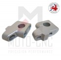 Ø 22 mm Barback Handlebar Risers - (Not Brand Specific Not Model Specific) - Silver Or Black Anodised