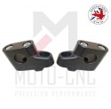 Ø 22 mm Barback Handlebar Risers - (Not Brand Specific Not Model Specific) - Silver Or Black Anodised