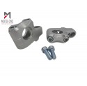 Ø 28 mm Barback Handlebar Risers - (Not Brand Specific Not Model Specific) - Silver Or Black Anodised
